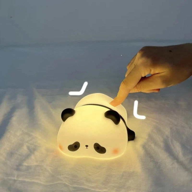 ✨LUMINÁRIA PANDA DE SILICONE COM CONTROLE PELO TOQUE✨