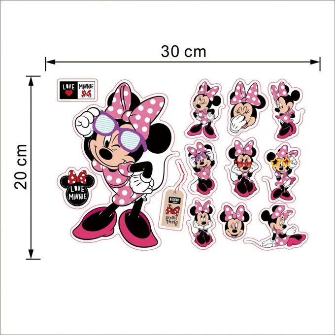 Adesivo de parede infantil mickey e minnie *Luxo e elegância para o quarto do seu filho*