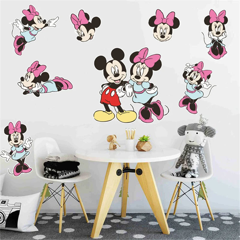 Adesivo de parede infantil mickey e minnie *Luxo e elegância para o quarto do seu filho*