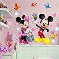 Adesivo de parede infantil mickey e minnie *Luxo e elegância para o quarto do seu filho*