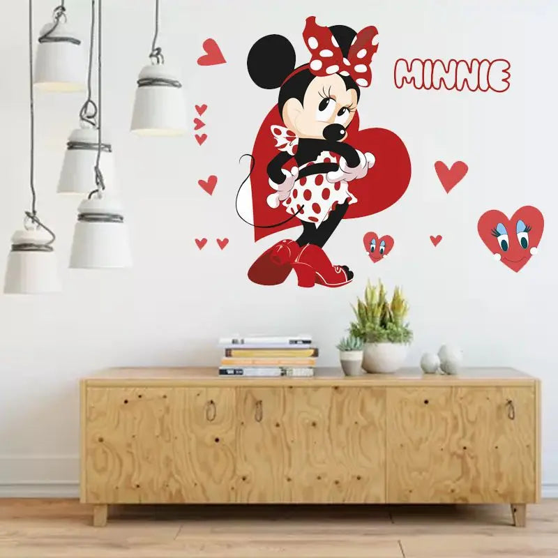 Adesivo de parede infantil mickey e minnie *Luxo e elegância para o quarto do seu filho*