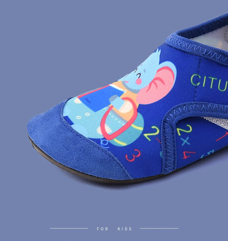 Sapatos de praia de unicórnio infantil para crianças