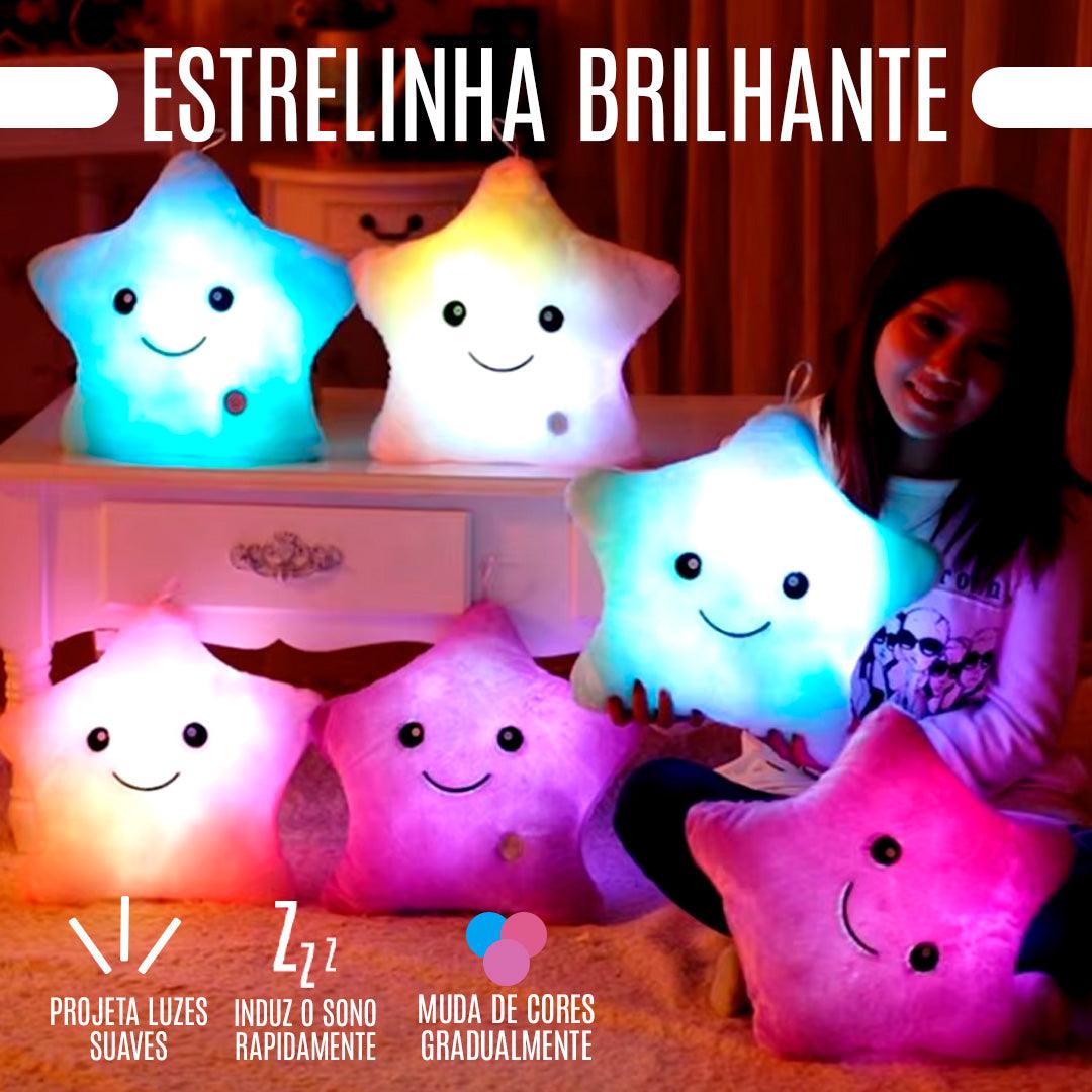 Estrelinha Brilhante - Pelúcia Fofa Iluminada (Luz de LED)